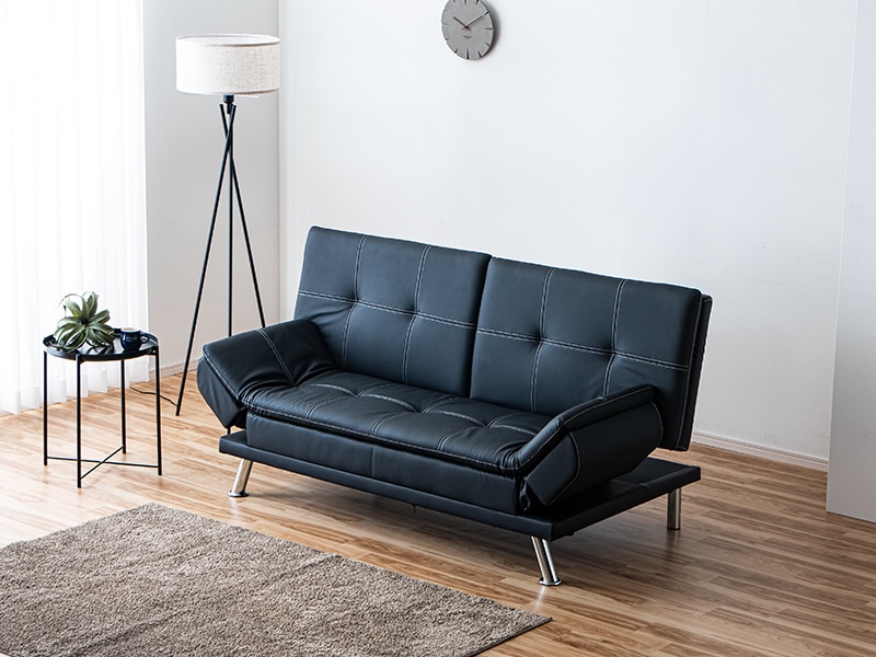 ソファベッド ソファーベッド エア レザー張り セパレートタイプ