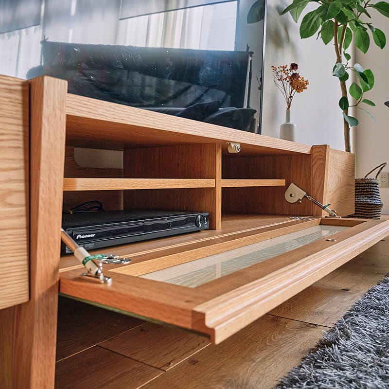 開梱設置無料]【大川家具】テレビボード 180/200cm幅 レグナ