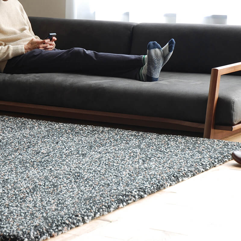 開梱設置無料]【大川家具】3人掛けローソファ 200cm幅 フロー 張地全44