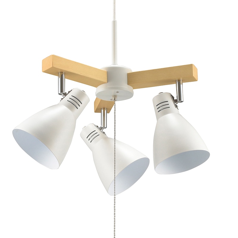 3灯ペンダントライト LED電球付 ホワイト｜LT-YY30AW-W 06-1469｜通販