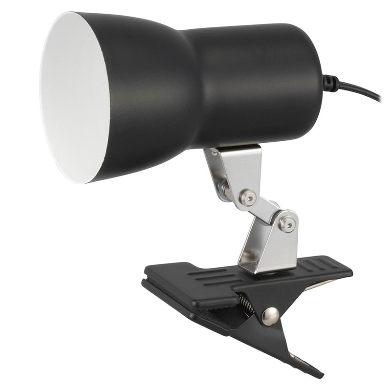 クリップライト E17 電球別売 ブラック｜LTC-N117AK-K 06-1642｜通販