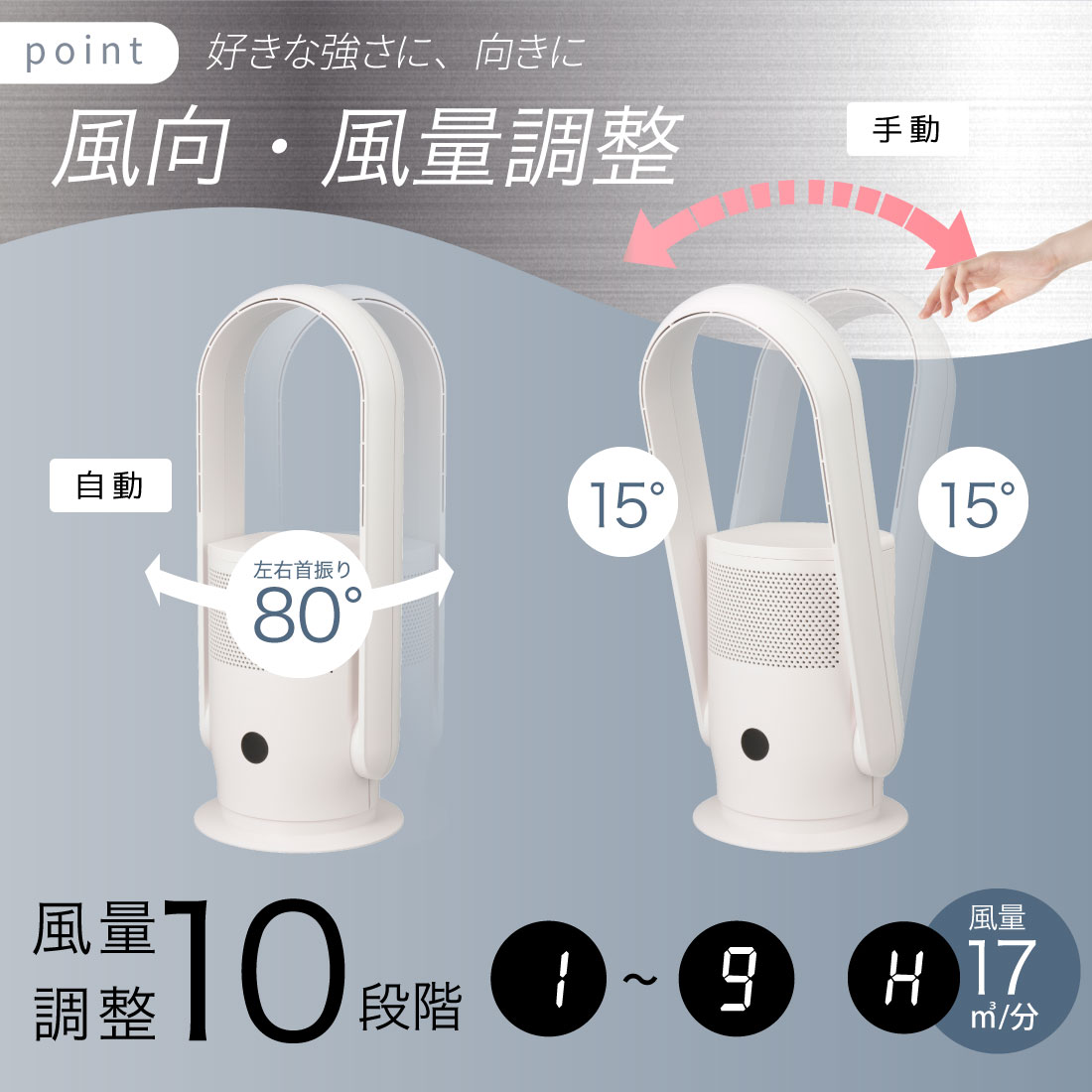 空気清浄機能付きファン｜APF-D34A-W 08-1584｜通販ならオーム電機
