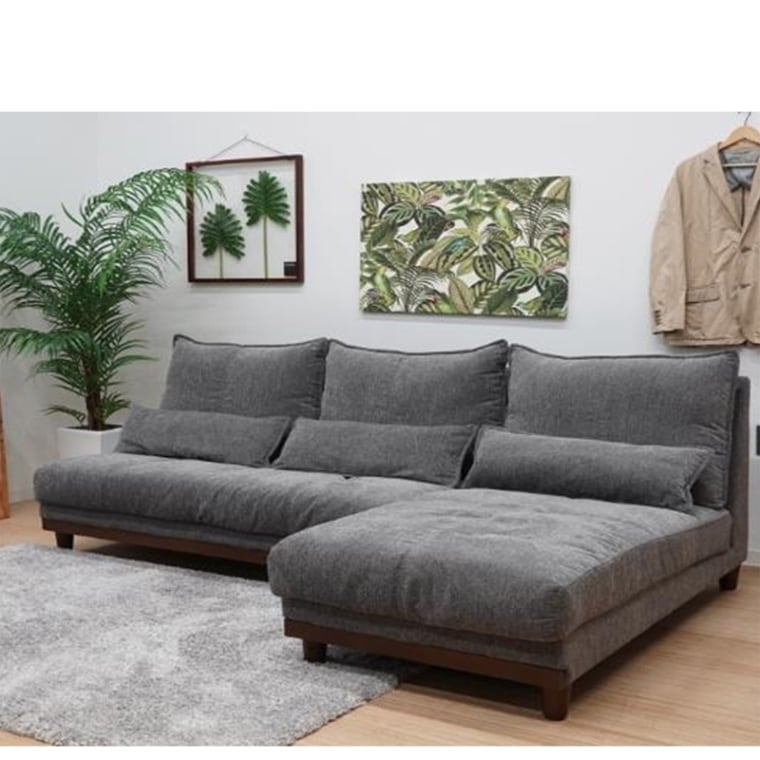 レイコージャパン】 3人掛けカウチソファ ユニオン 組み換え可能タイプ