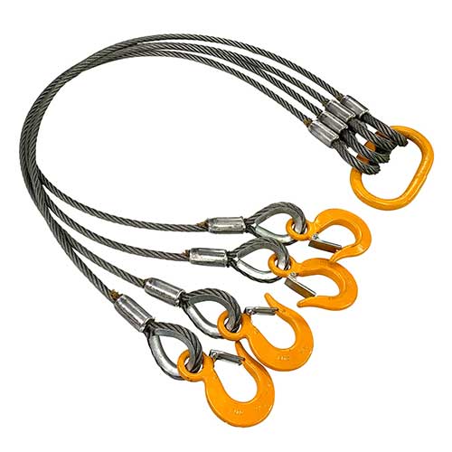 径12mm×3m(4分) 4点吊 キトー 使用荷重3.2t JIS規格 玉掛索