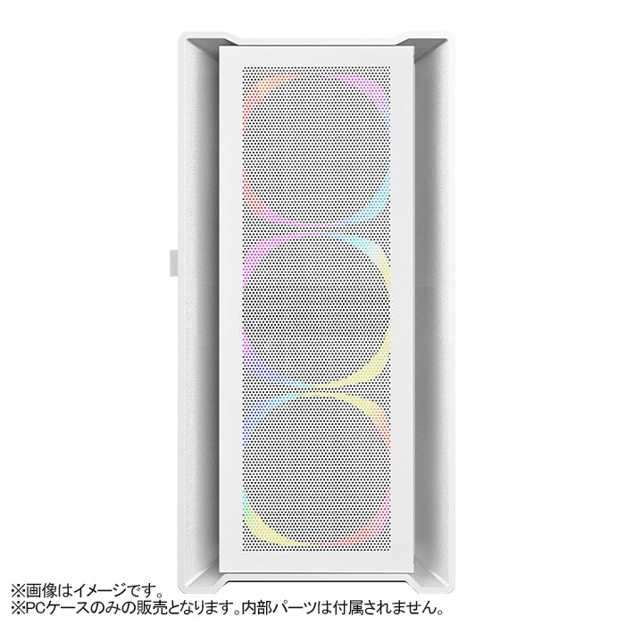 ゲーミング PCケース ミドルタワーケース ホワイト メッシュ 強化