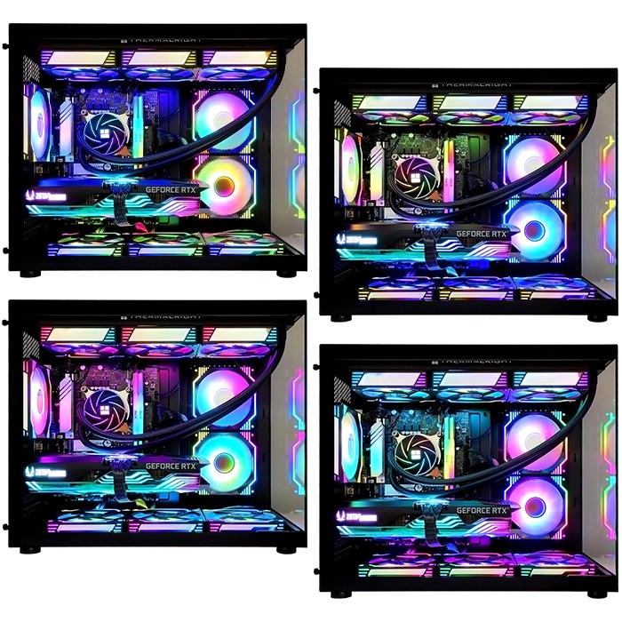 ゲーミングPC デスクトップパソコン 海景房 GMQ360 ブラック GeForce