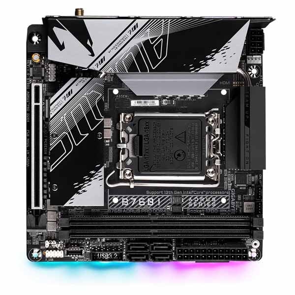 GIGABYTE B760I AORUS PRO DDR4 第13 & 12世代 Intel Core