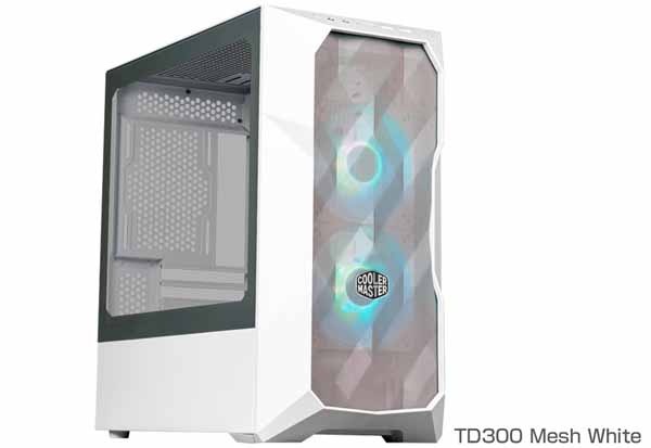 Cooler Master TD300 Mesh white ミニタワー型PCケース ホワイト