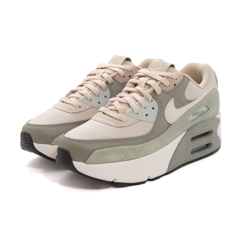 スニーカー ナイキ NIKE エアマックス90LV8 ベージュ 茶 FD4328-108