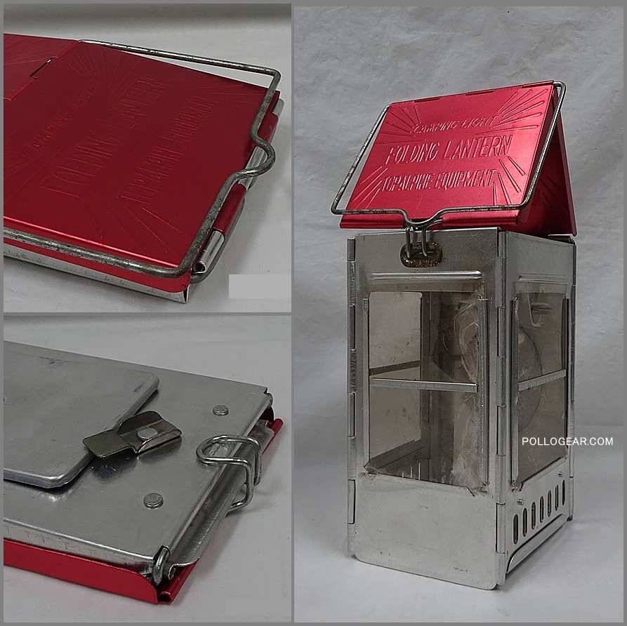 キャンドルランタン　フォールディング　 屋根型 希少品　ヴィンテージ 80's ビンテージ<BR>東京TOP<BR>キャンドルランタン<BR>屋根型ランタン