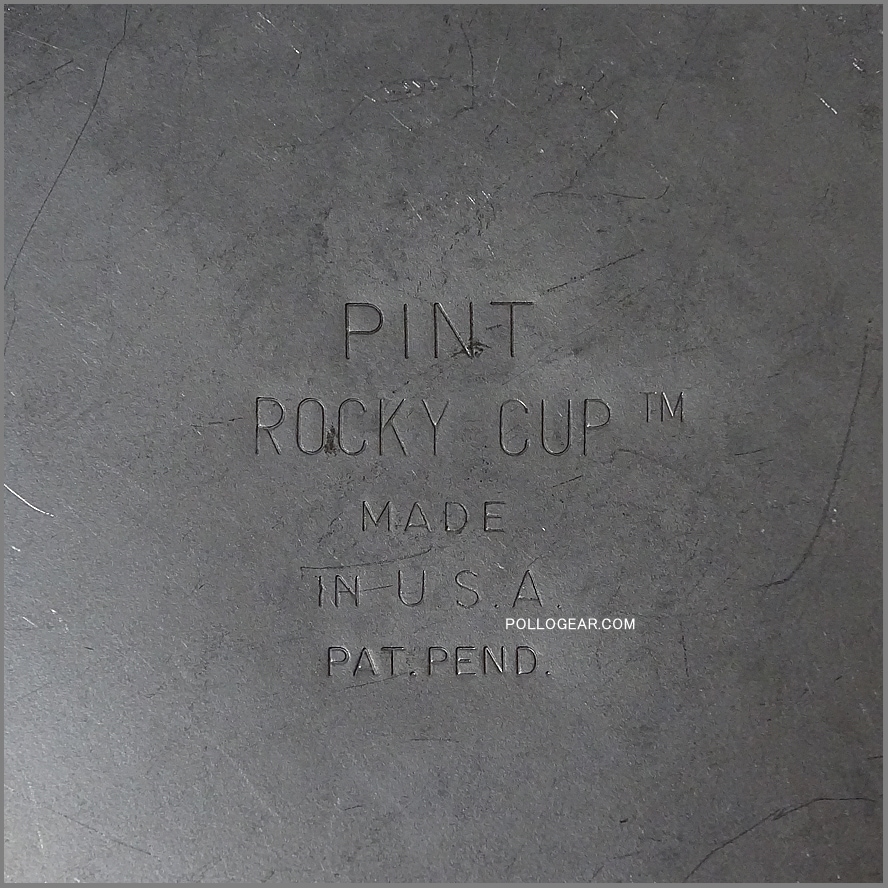 【ROCKY CUP】1パイント R刻印 made in USA 1PINT ROCKY CUP™<BR>ロッキーカップ 前期型<BR>シェラカップ アメリカ