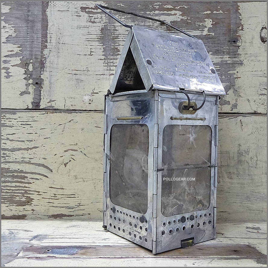 Stonebridge ストーンブリッジ キャンドルランタン 雲母 珍しい畳めるキャンドルランタン。スクリーンは雲母（うんも