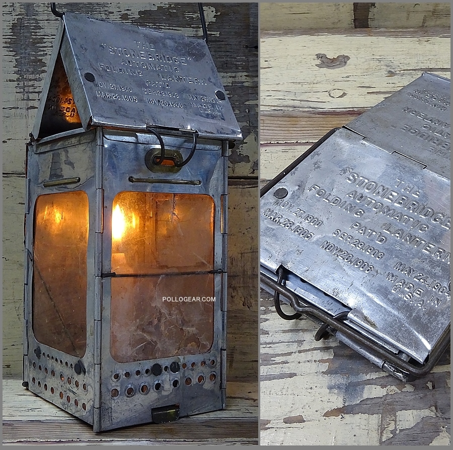 60'sビンテージ東京TOPキャンドルランタン 屋根型 フォールディングランタン 80's ビンテージ<BR>東京TOP<BR>キャンドルランタン<BR>屋根型ランタン