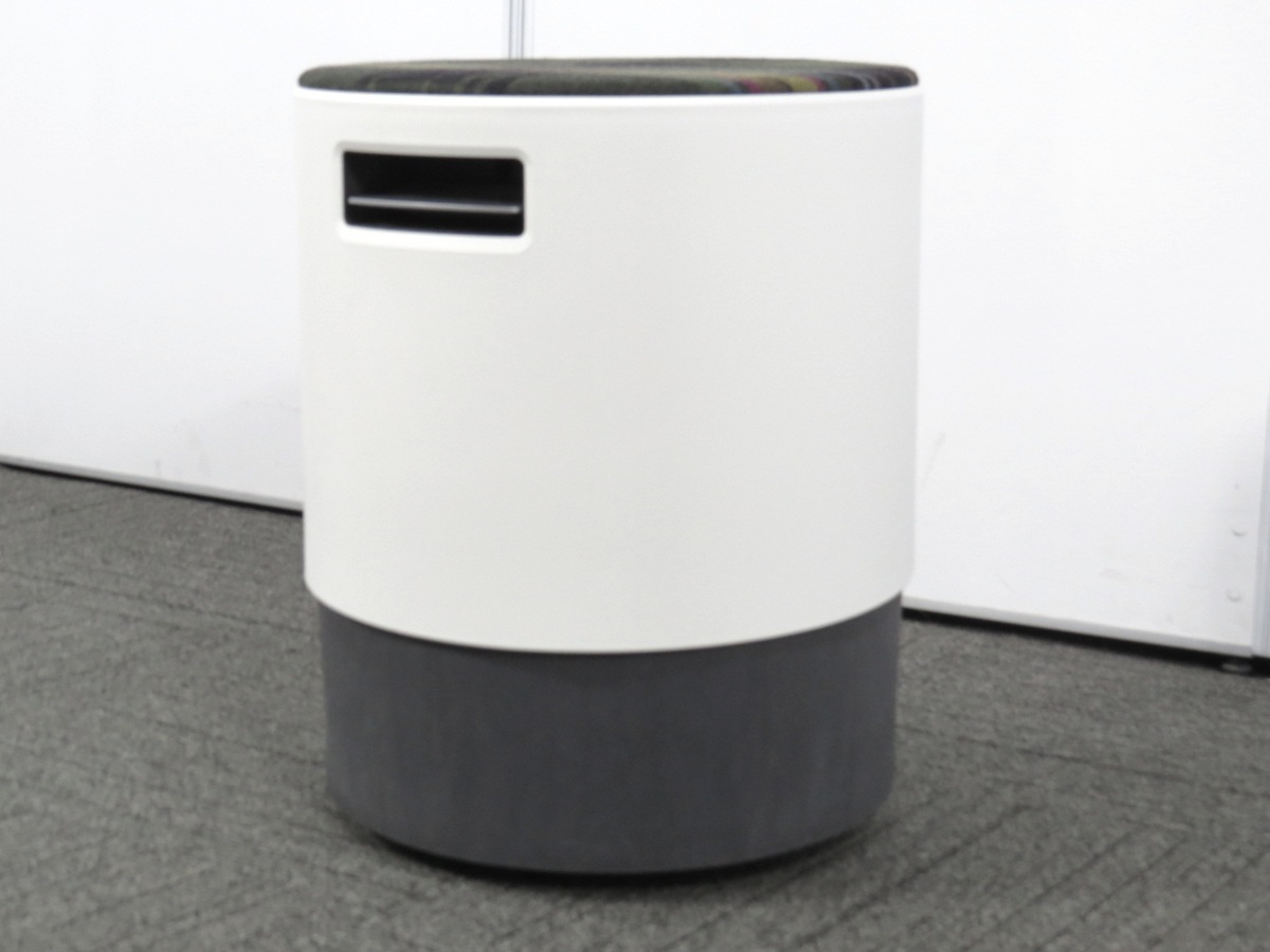 中古】ターンストーンブイスツール スチールケース タータンチェック