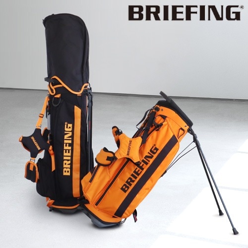 ブリーフィング キャディバッグ [ブラック / オレンジ] BRIEFING CR-4