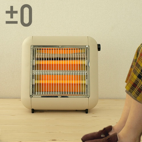 プラスマイナスゼロ ±0 遠赤外線電気ストーブ XHS-G010（C） | 新着