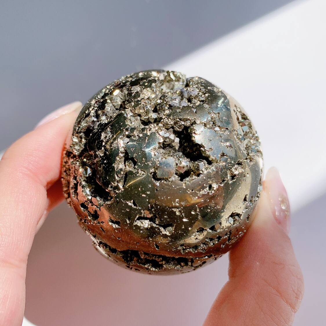 パイライト 丸玉 | スフィア（丸玉） | Crystals by Purely