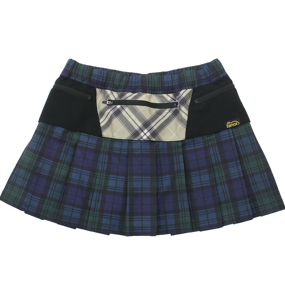 TARTAN CHECK CRAZY PLEATS SKIRT | ALL BOTTOMS | ranor