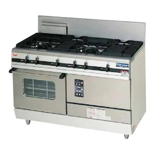 マルゼン ガスレンジ パワークックシリーズ 幅1200×奥行600×高さ800(+