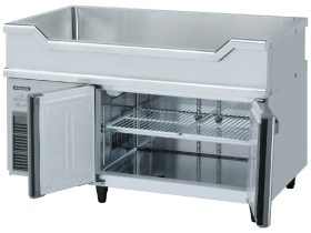 新品】舟形シンク付テーブル形冷蔵庫(コールドテーブル) ホシザキ 幅