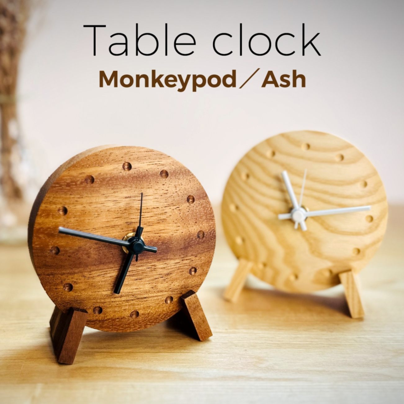 置時計 テーブルクロック』 | Interior／Goods（木製インテリアグッズ