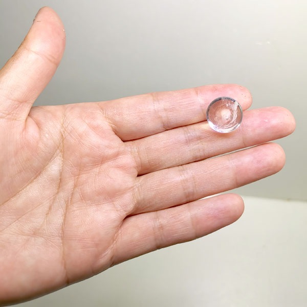 法器・水晶宝珠(人工結晶) 1.3cm ネコポス便なら【送料無料】｜風水