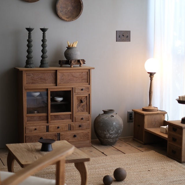 茶箪笥 ｜古家具,棚類｜古家具・アンティーク家具 R-select