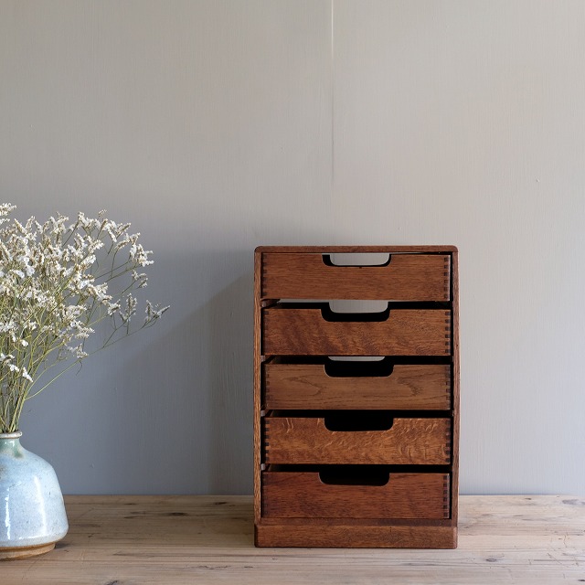 両面引き 小引き出し 5杯｜古家具,引き出し類｜古家具・アンティーク