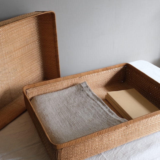 柳行李 ｜古雑貨,籠 バスケット｜古家具・アンティーク家具 R-select