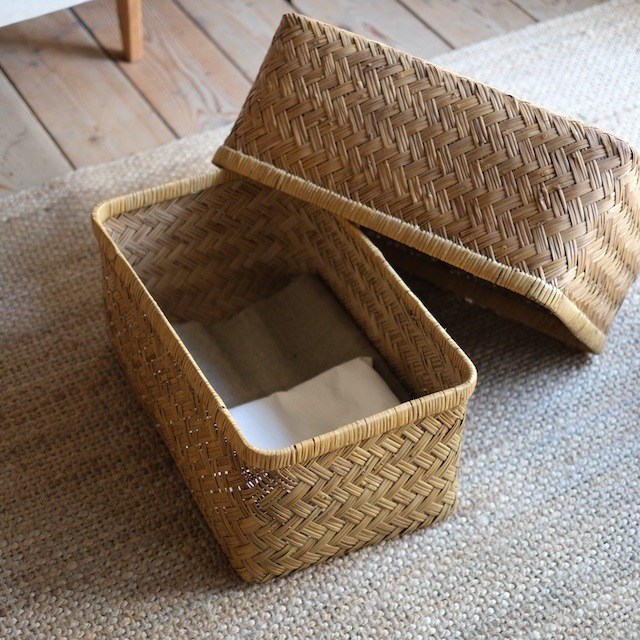 竹行李 （幅54cm）｜古雑貨,籠 バスケット｜古家具・アンティーク