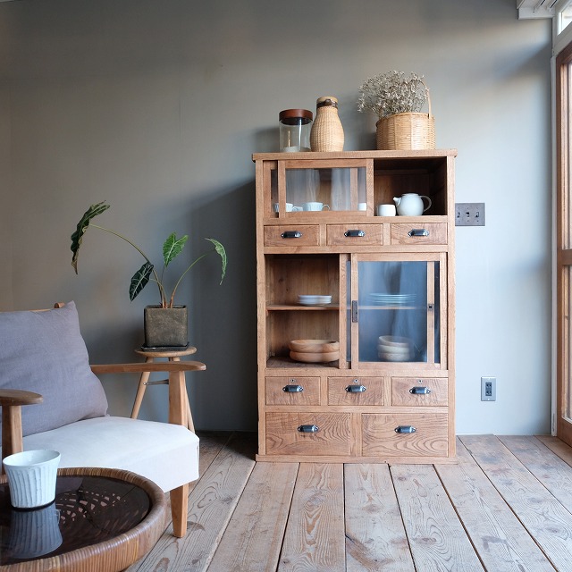 食器棚 水屋｜古家具,棚類｜古家具・アンティーク家具 R-select