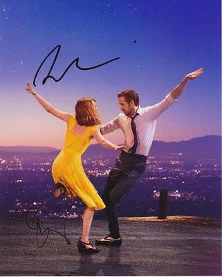 ライアン・ゴズリング＆エマ・ストーン 直筆オートグラフ | オート