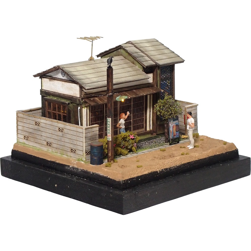 90ミリキューブミニチュア 「古民家バル」 ：太郎 塗装済完成品 ノン