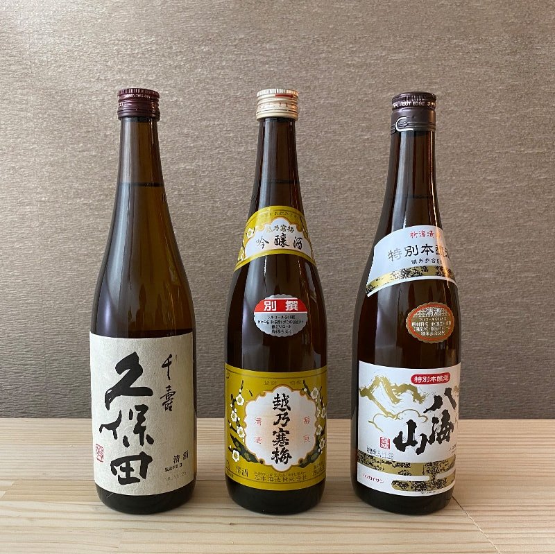 新潟の王道銘酒3本セット[720ml] | 日本酒,贈り物に喜ばれる日本酒