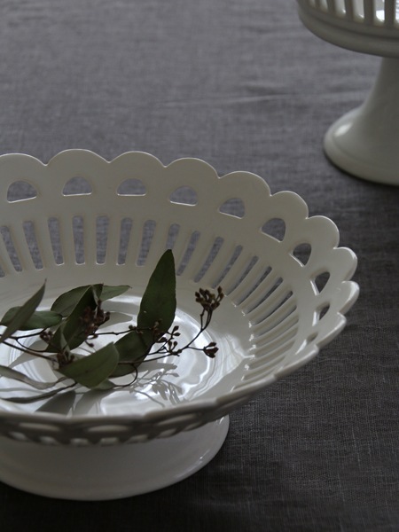 Bourg-Joly Malicorne足つきバスケットEmpire ボージョリーマルコリン