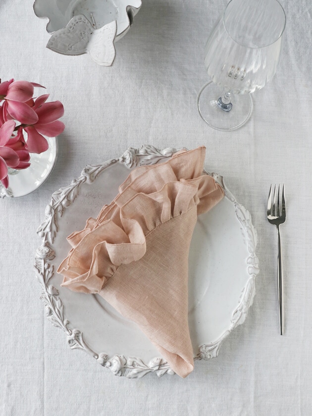 Borgo delle tovaglie ボルゴ リネンナプキン リネン100％ GITANE