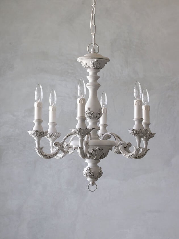 IL ParalumeシャンデリアBelle6灯 グレー- サラグレース-