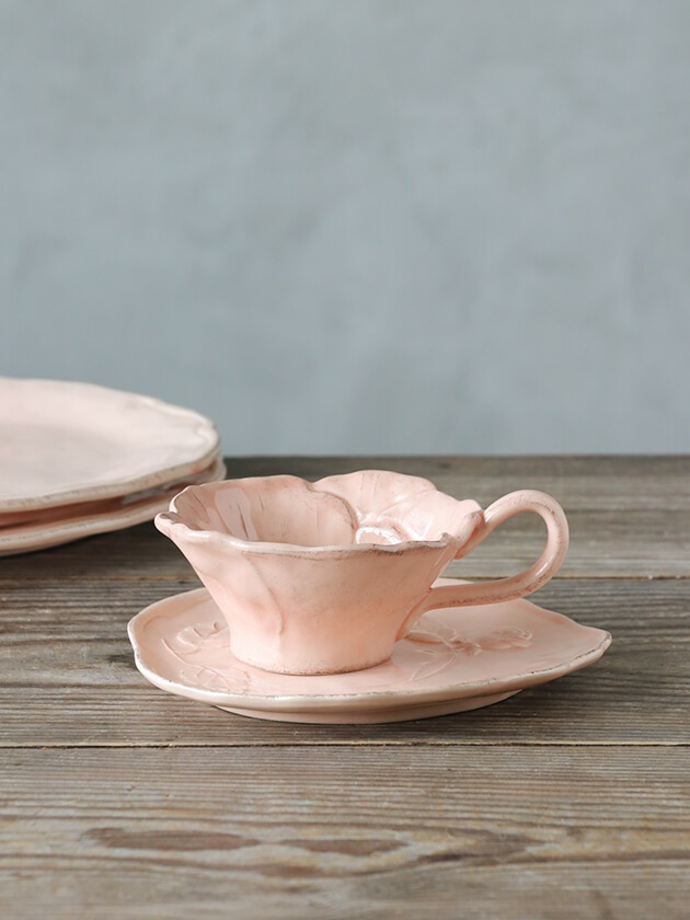 Virginia Casa ROMANTICA カップ＆ソーサー ピンク