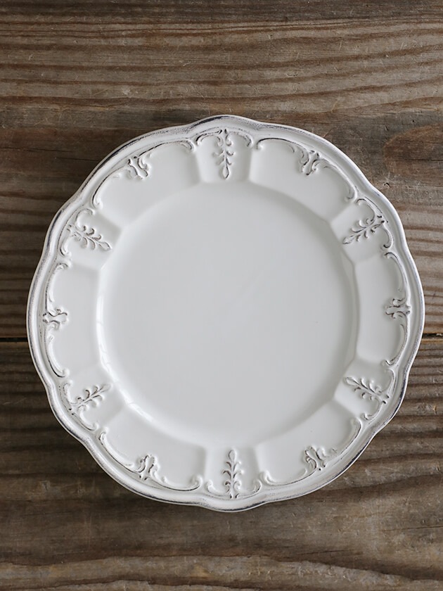 ELIOS BAROCCOサラダプレート21cm ホワイト