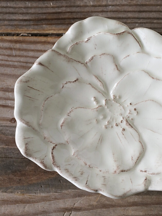 VIRGINIA CASA ROMANTICA ミニプレート ホワイト ヴィルジニアカーサ