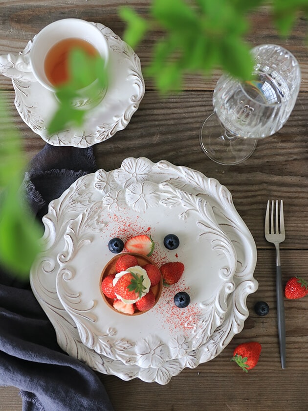 マイセン プレート ユーゲント ラフラワー ケシ スープ皿 ディープ