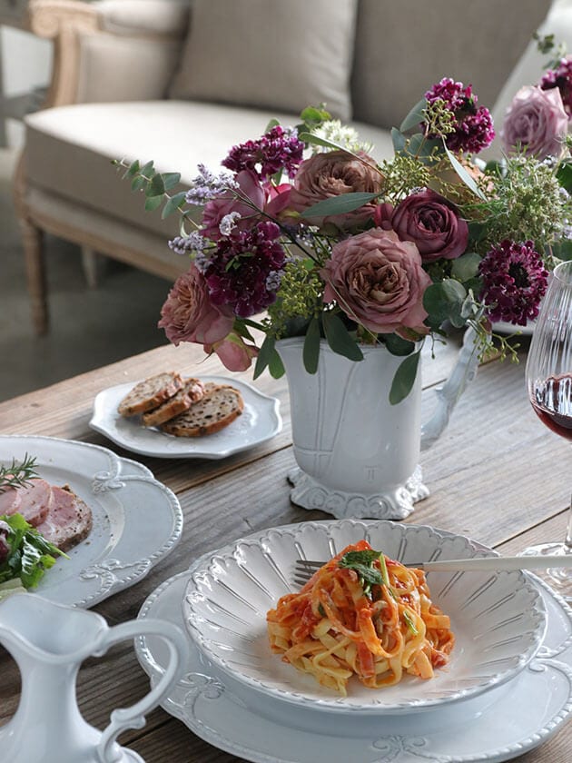 VIRGINIA CASA ITALICAスープ/パスタプレートNEW23cm ヴィルジニア