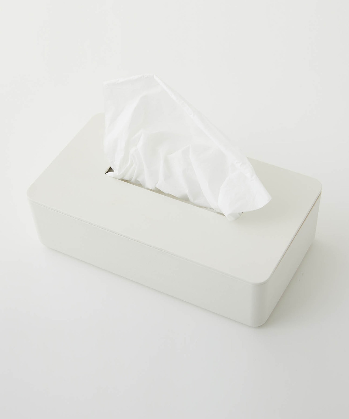 b2c ティッシュボックス｜バイオプラスティック（ホワイト） #SALE