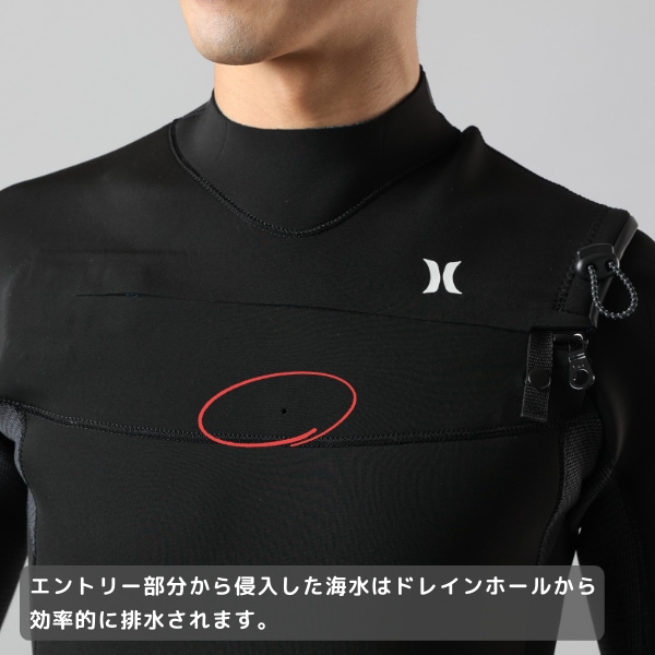 ウェットカバープレゼント中 HURLEY ハーレー ADVANTAGE PLUS 3/2MM