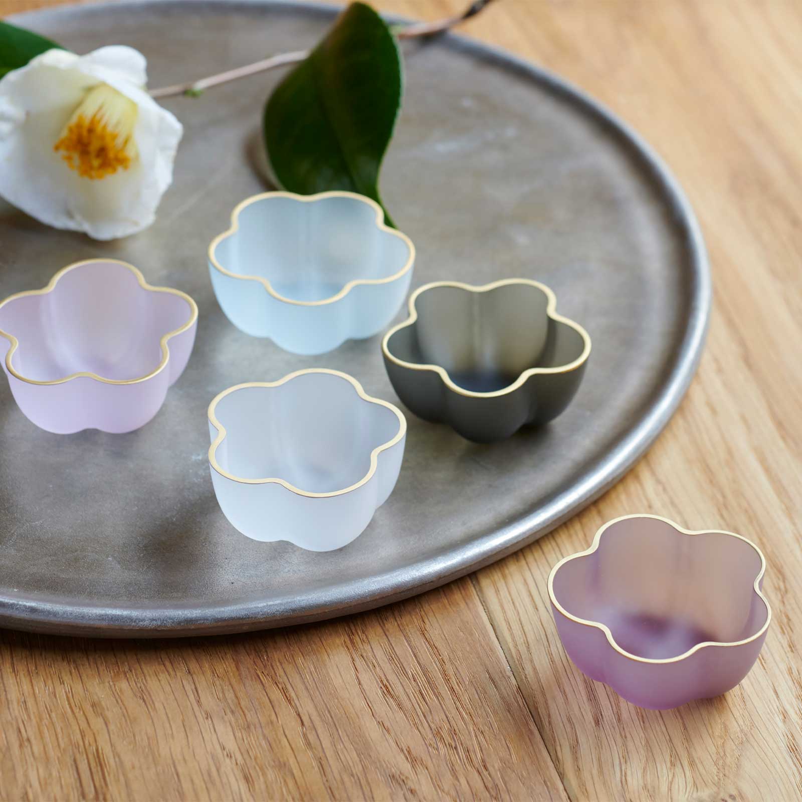 小花：豆鉢 桐箱入り 5個セット GIFT | ガラス製品 | Sghr