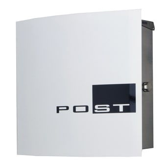 郵便ポスト】ウィーン ホワイト レバー 〔ドイツ・マックスノブロック