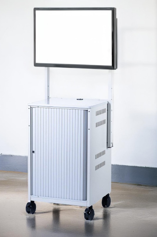 シャッター式キャビネットオプション ディスプレイスタンド(本体別売り