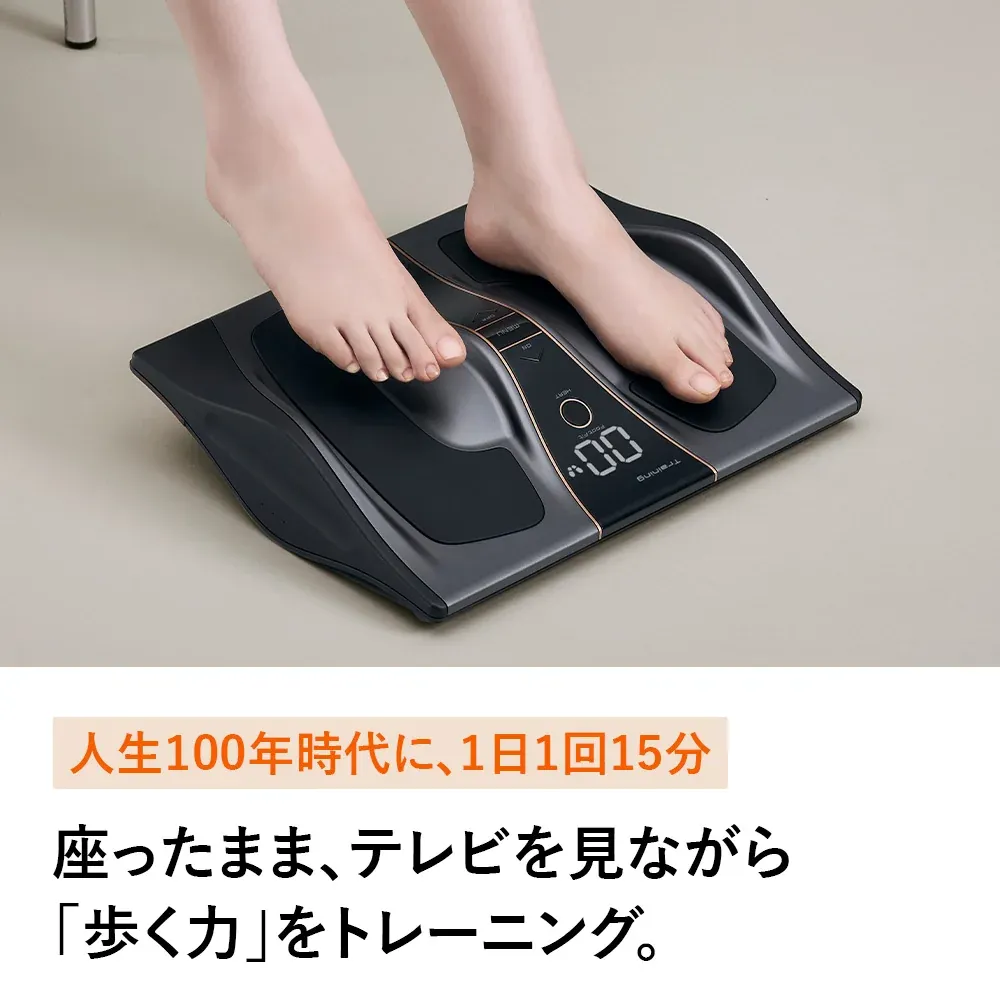 逃げるために運動する] SIXPAD Foot Fit 3 BLACK EDITION（シックス