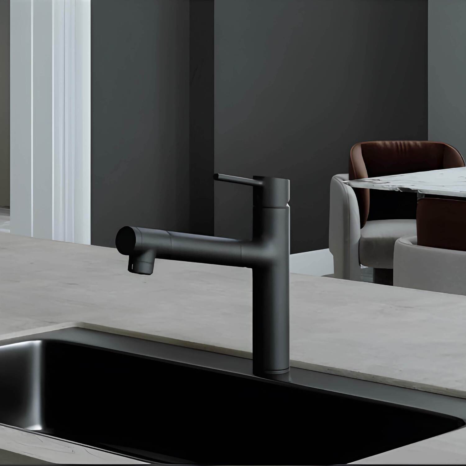 タカギ 【LS106BK】 蛇口一体型浄水器 LS シングルレバー混合栓(ワン