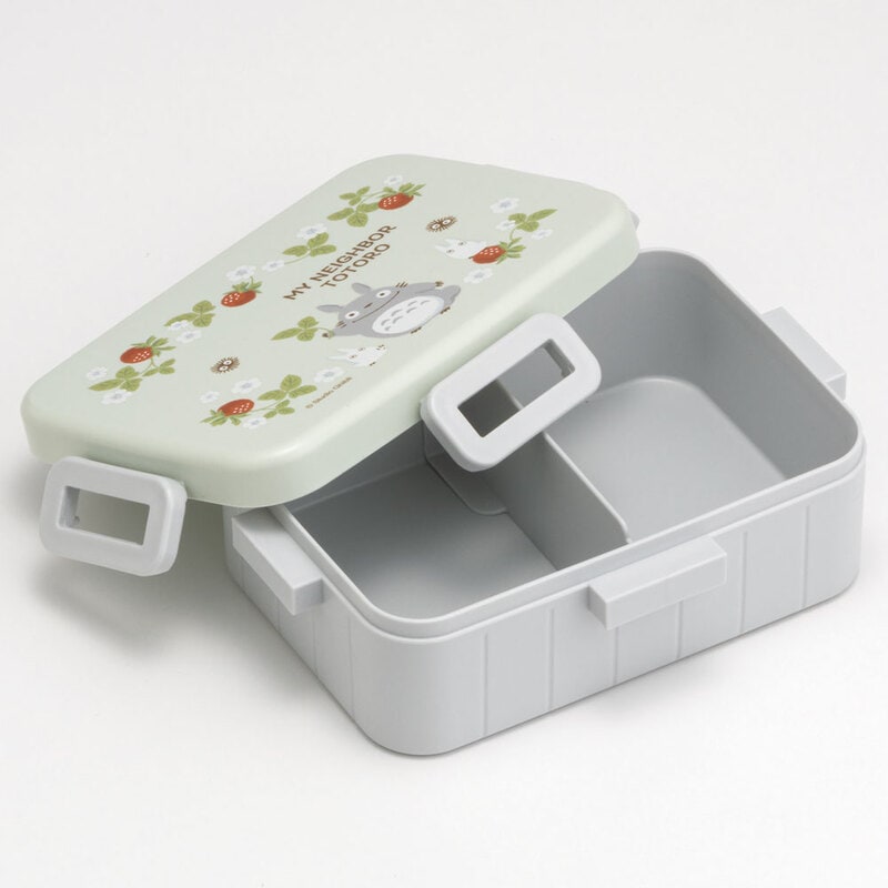 抗菌4点ロックランチボックス 1段/650mlトトロ（木イチゴ